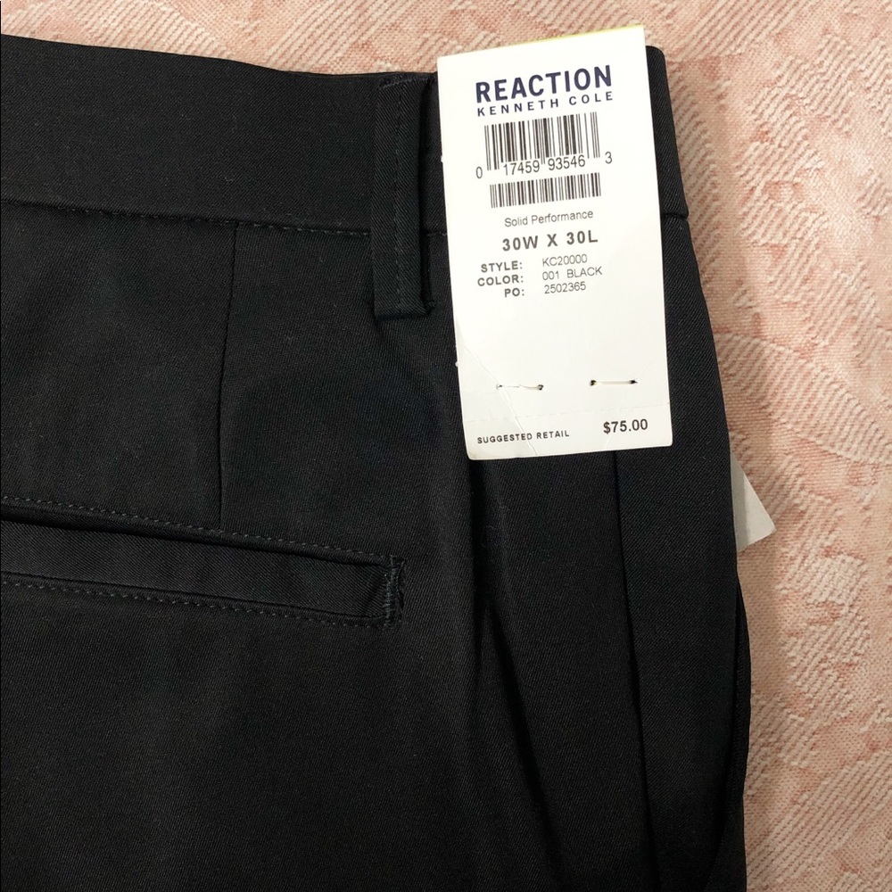 NWT Men’s Black Kennith Kole Reaction Pants, 30x30